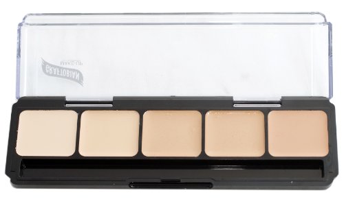 Graftobian Warm #1 30251 High Definition Crme Foundation Palette (5 Well) by Graftobian