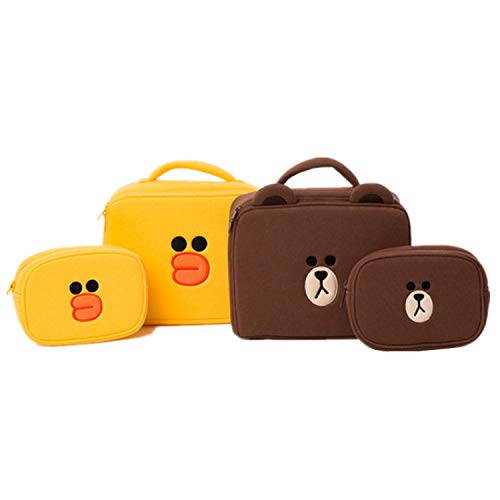 Grandes Organizadores De Maquillaje Y Almacenamiento | Bolsas De Cosméticos Portátiles Mujeres Cute Bear Duck Cosmetics Caja Estuche Para Niñas Maquillaje Organizador De Viajes Bel
