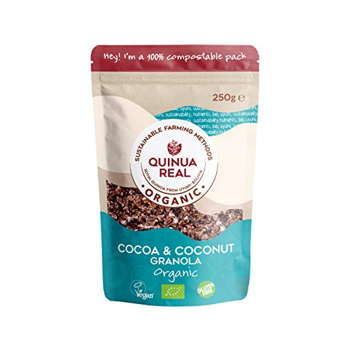 Granola de quinoa real con cacao y coco sin gluten BIO - Quinua Real - 360g