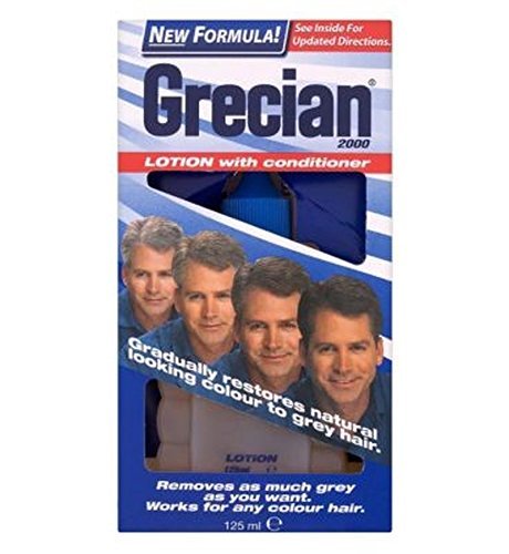 Grecian Loción De Color De Pelo De Los Hombres 2000 (Paquete de 2)