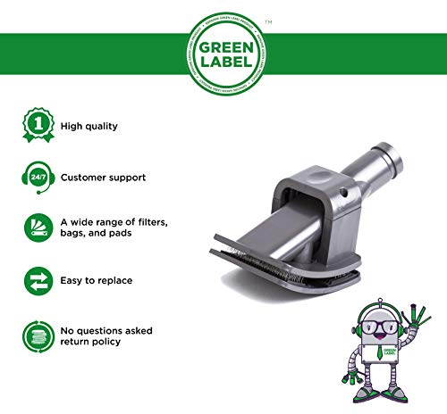 Green Label Cepillo Groomer para el Cuidado de Mascotas para Aspiradoras Dyson. Reemplaza a 921001-01