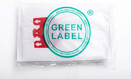 Green Label Empaque de 10 Bolsas 3D de Tipo HyClean FJM y 4 MicroFiltros para Aspiradora Miele (10+4). Reemplaza a 10123220