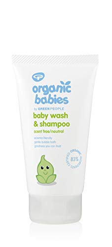 Green People Organic Babies Baby Wash & Shampoo - Scent Free (150ml)