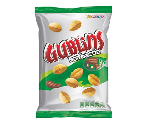 Grefusa - Gublins | Producto de Aperitivo Frito con Sabor a Barbacoa - 135 gr