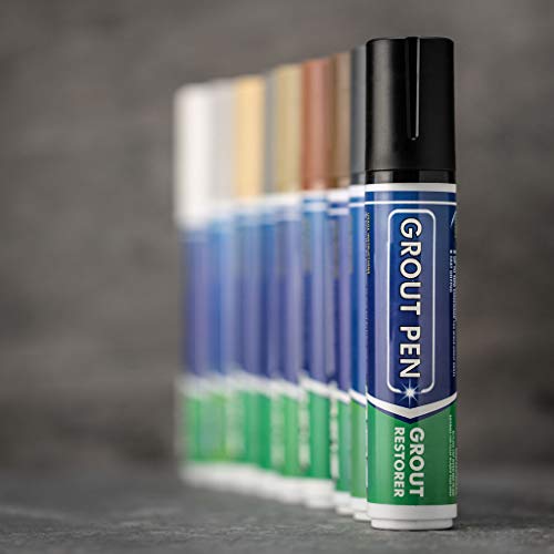 Grout Pen - Rotulador diseñado para restablecer la lechada en baños y cocinas, negro
