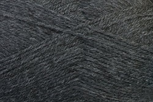 Gründl Lisa Premium Bolsa de 10 Ovillos, Acrílico, Gris Antracita, 32x27x6 cm