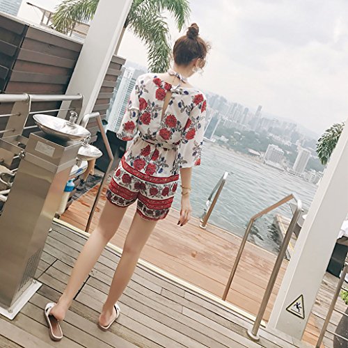 GSPYZ Traje de baño Traje de baño Bikini Mini Cofre se reunió Sexy de Tres Piezas de SPA pequeño Incienso Viento Dividido Traje de baño (Tamaño : XL)