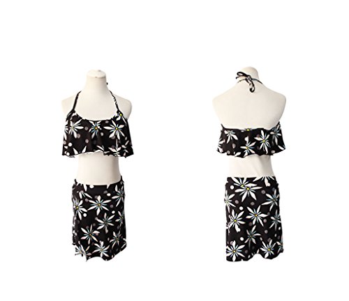 GSPYZ Traje de baño Traje de baño Chica Estudiante pequeño Incienso pequeño Cofre Reunir Hoja de Loto era Traje de baño Falda Delgada Sexy Traje de baño (Tamaño : Metro)