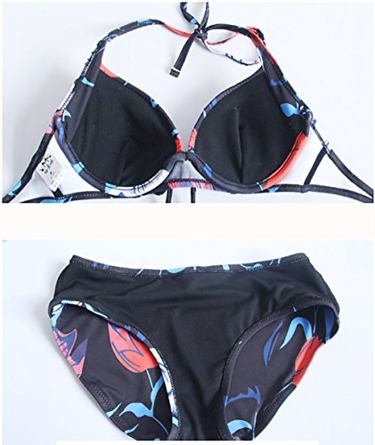 GSPYZ Traje de baño Traje de baño Dividido Hembra conservadora Cubierta del Vientre Sexy Bikini pequeño Pecho se reunió Delgada Primavera pequeña Incienso Viento Falda Traje de baño (Tamaño : XL)