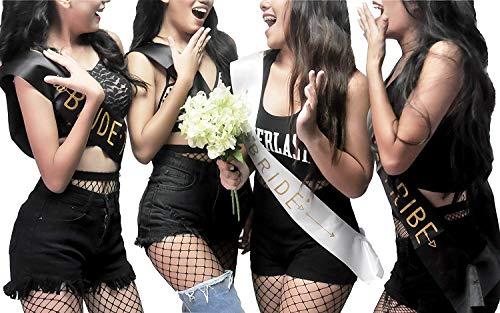 GTIWUNG 9 Piezas Novia a ser Sash and Bride Tribe Fajas, Fajas Tribu, Bandas Despedida Soltera, Fajín Fajín, Party Hen Sashes, Decoración de Fiesta de Gallina Noche