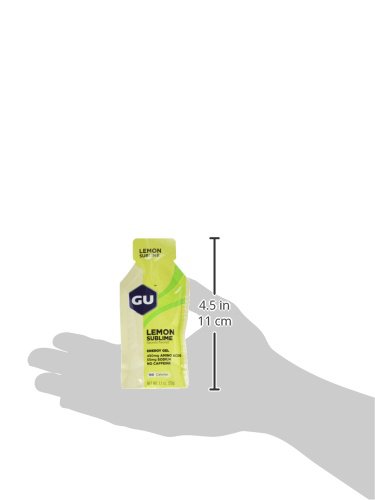 GU Energy Gel Energizante de Limón - Paquete de 24 x 32 gr - Total: 768 gr