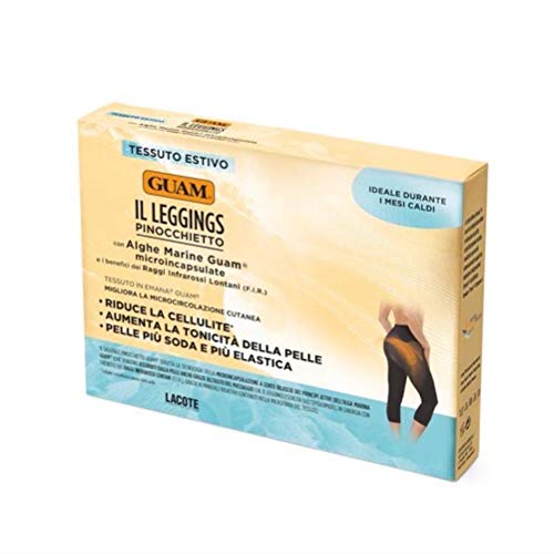 Guam – El Leggins Pincho Color Negro Talla S/M con Algas Marinas
