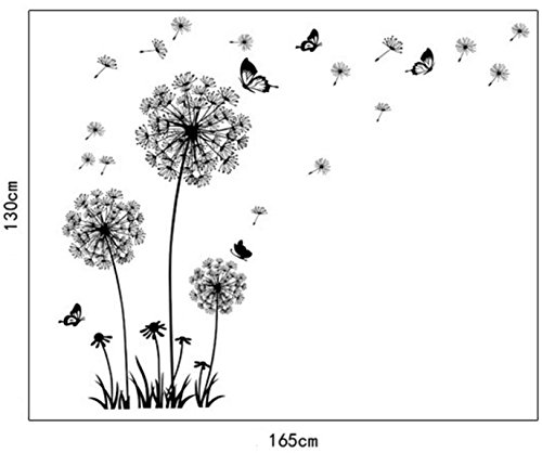 guangmu Pared Puertas Ventanas Muebles Pegatinas (Diente de león)