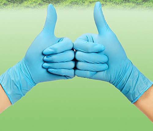 Guantes de nitrilo, 100 unidades, caja de guantes desechables, guantes de exploración.
