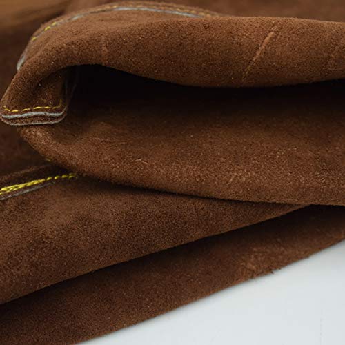 Guantes de poda CCBETTER con mangas extralargas de piel de vaca para hombres y mujeres, de piel de cabra transpirable a prueba de espinas, guantes de jardinería para jardineros y agricultores