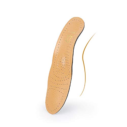 GuardInsoles Plantillas Ortopédicas De Cuero,Plantillas ortopédicas,Inserciones De Soporte De Arco Para Pies Planos Que Necesitan Soporte De Arco Cojín Para Pies -25CM