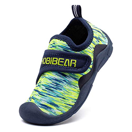 GUBANRUN Zapatillas de Trail Running paraUnisex Niño niña(Vegetación Verde,25EU)