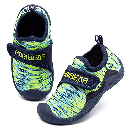 GUBANRUN Zapatillas de Trail Running paraUnisex Niño niña(Vegetación Verde,25EU)