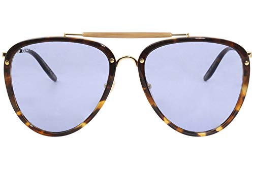 Gucci gafas de sol GG0672S 004 gafas de Hombre color Havana azul tamaño de la lente de 58 mm