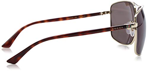 Gucci GG0065SK-004 Gafas de sol, Havana/Dorado, 66 para Hombre