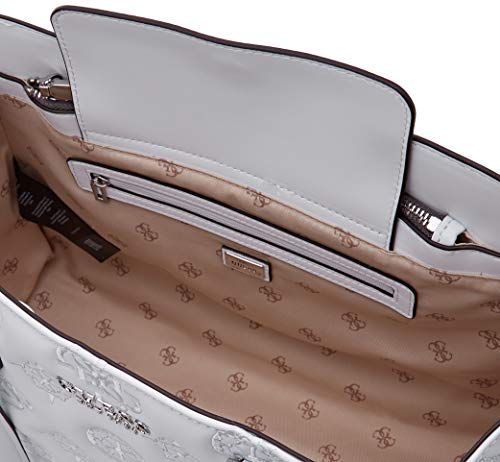 Guess Chic Society Carryall, bolso para Mujer, Bianco, Talla única