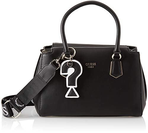 Guess Felix, Bolso de mano. para Mujer, Negro (Black/Bla), 28x18x14 centimeters (W x H x L)