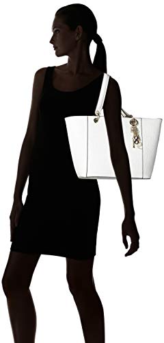 Guess Kamryn, Bolso tipo tote para Mujer, Blanco (White), 15x27x42 Centimeters (W x H x L)