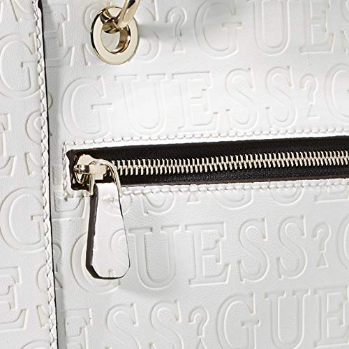 Guess Kamryn, Bolso tipo tote para Mujer, Blanco (White), 15x27x42 Centimeters (W x H x L)