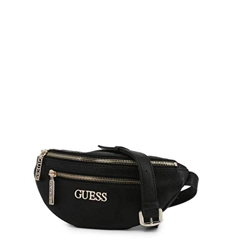 Guess, Manhattan Belt - Bolso para Mujer, Color Negro, Talla única