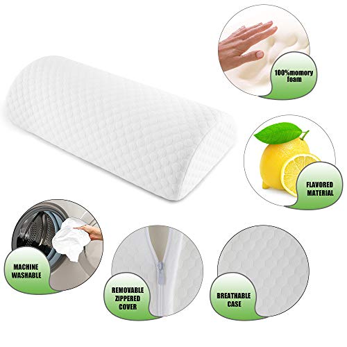 Guiffly Almohadas Rodillas - Almohada posicionador de piernas Alivio del Dolor, Contorno ortopédico Cojín para piernas, Espalda, Cuello, Cadera, lumbares, Dolores en Las articulaciones