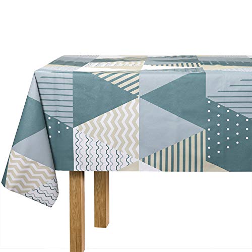 GuKKK Mantel Antimanchas 140x140 cm, PVC Mantel Cuadrado, Impermeable Lavable Manteles, Prueba de Aceite Manteles para Bodas Fiesta Buffet Navidad Cumpleaños Restaurante