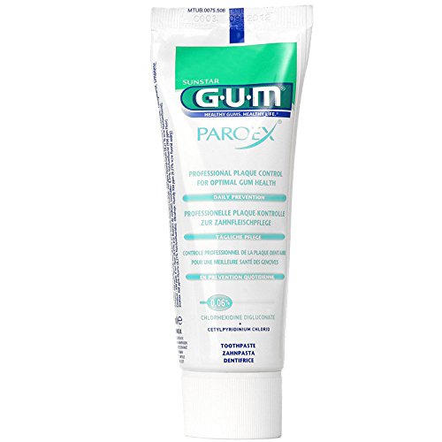 GUM Paroex Pasta de dientes 0,06% 75ml, Pack de 6 (6x 75ml)