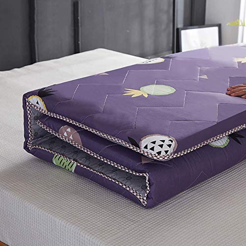 GuoEY Colchón de Suelo japonés Colchón de Tatami Cómoda colchoneta de Tatami Almohadilla para Dormir Colchón Enrollable Plegable Tumbona Sofá Cama A 120 × 200 cm (47,2 × 78 Pulgadas)