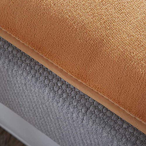 GuoEY Colchón Individual, colchón de Espuma viscoelástica, colchón Individual con Espuma viscoelástica y un colchón de muelles de Tejido elástico Micro Acolchado de Punto, Beige, 90x200 cm