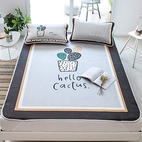 GuoEY Colchón Individual, colchón de muelles de Bolsillo de Espuma viscoelástica de Gel de 3 pies, colchones ortopédicos de 7 Zonas, Tejido de Punto Transpirable 3D, medianamente Firme, 2 m