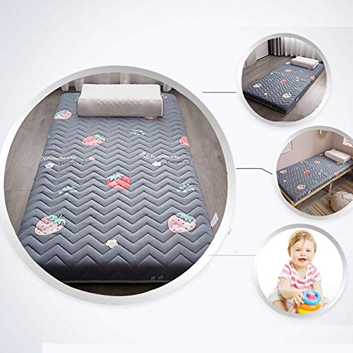 GuoEY Cómoda Alfombra de Piso de Tatami para Dormir, colchón de Tatami Tradicional japonés Colchón de Piso Enrollable Plegable Colchoneta para Dormir en casa para Sala de Estar Dormitorio K 150 ×