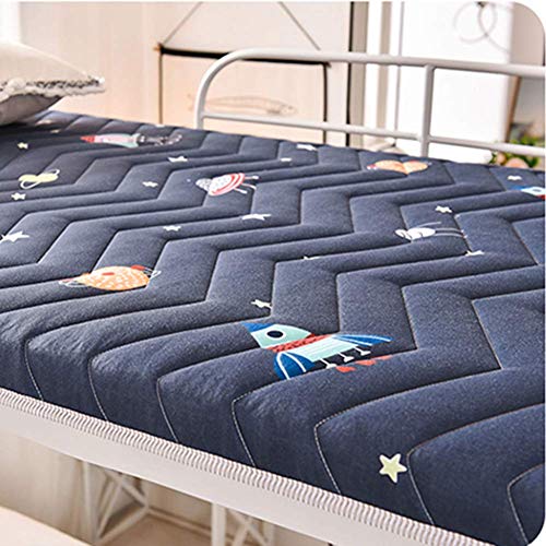 GuoEY Cómoda Alfombra de Piso de Tatami para Dormir, colchón de Tatami Tradicional japonés Colchón de Piso Enrollable Plegable Colchoneta para Dormir en casa para Sala de Estar Dormitorio K 150 ×