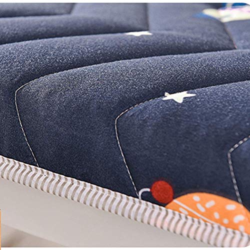 GuoEY Cómoda Alfombra de Piso de Tatami para Dormir, colchón de Tatami Tradicional japonés Colchón de Piso Enrollable Plegable Colchoneta para Dormir en casa para Sala de Estar Dormitorio K 150 ×