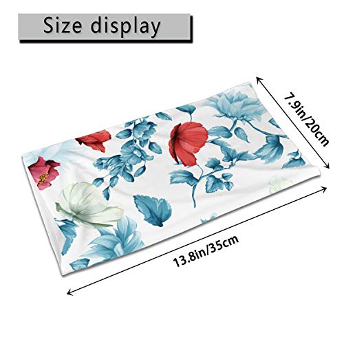 GuoJJ Girasoles Brotes de Granada Amapola Floral Versátil Multifunción Sombreros Cuello Polainas Pasamontañas Casco Liner Riding Cubierta Facial para niños al Aire Libre Protección UV