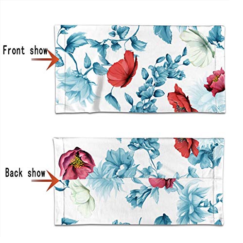 GuoJJ Girasoles Brotes de granada Amapola Floral Versátil Multifunción Sombreros Cuello Polainas Pasamontañas Forro Casco Montar Cubierta facial para niños Mujeres Hombres Al aire libre Protección UV