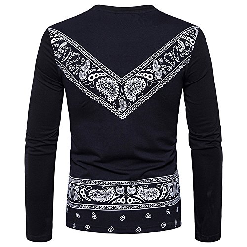 Gusspower Camiseta De Manga Corta Hombre Verano Que Imprimen Africana Étnico Estilo Camisetas O Cuello Pull-Over Manga Corta Moda Delgada Blusa Tops