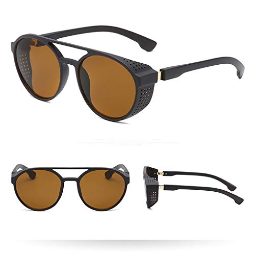 Gusspower Hombres Gafas de protección radiológica Polarizadas Retro Gafas De Sol oscuras Protección 100% UVA & UVB