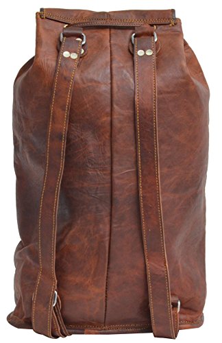Gusti Cuero nature Louis Mochila Vintage Portátil Trabajo Universidad Estilo Vintage Retro Elegante Marrón U29