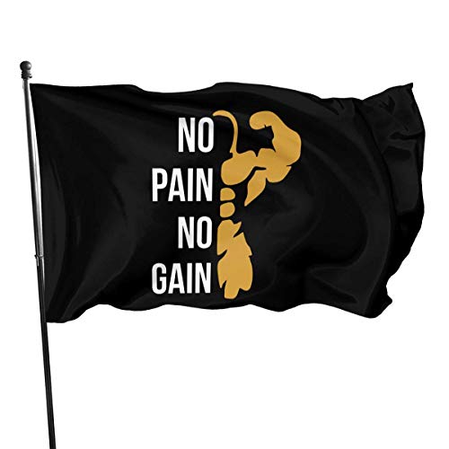 GYUB Freedom ISN 't Free 3x5 Foot American Us Polyester Flag - Color Vivo y Resistente a la decoloración UV - Encabezado de Lona