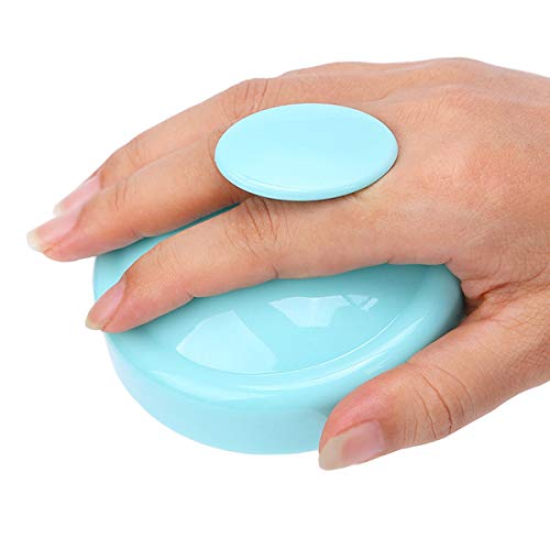 HaiQianXin Cepillo Suave del Masaje del Cuero cabelludo del champú de los Dientes del silicón Limpieza del Pelo del Masaje del Cuero cabelludo Limpie el Peine (Color : Azul)