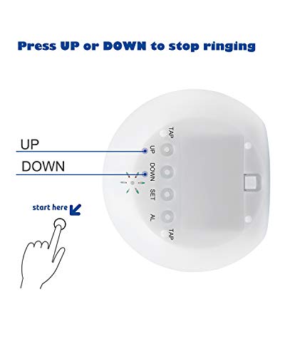 HAMSWAN Despertadores, [Regalos] Reloi Alarma, Clock, Despertadores Cambiado Entre 7 Colores con 8 Tonos, Tempreatura para Padres Estudios y Niños ect.