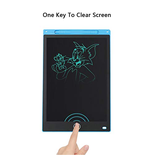Hanbee Tableta de Escritura LCD 12 Pulgadas, Tableta Gráfica, Tableta de Escritura para niños, el hogar, Escuela, Oficina,Azul