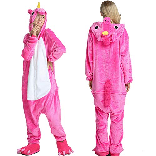 Handaxian Pijamas Damas Adulto Animal Onesies Pijamas de Invierno Pijamas Pijamas de Franela Set Star Tennis XS