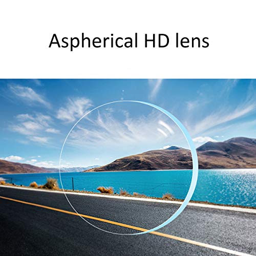 HAOXUAN para la línea de Hombres y Mujeres de Cejas Lentes de Gafas de Lectura Estilo Resina, Metal Marco de los vidrios de Lectura de dioptrías 1,00-3,00,Negro,+0.50