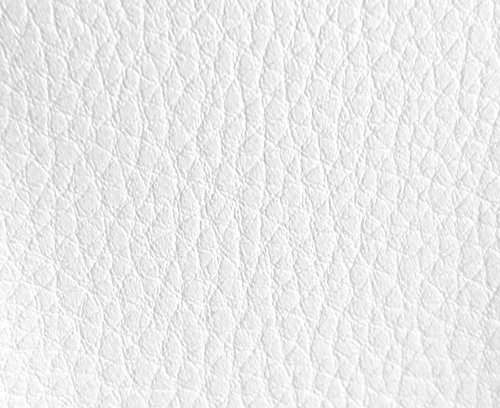 HAPPERS 1 Metro de Polipiel para tapizar, Manualidades, Cojines o forrar Objetos. Venta de Polipiel por Metros. Diseño Luna Color Blanco Ancho 140cm